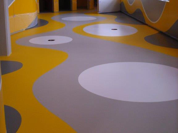 Unikate und Floor Graphics: Wortreich Bad Hersfeld