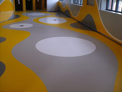 Unikate und Floor Graphics: Wortreich Bad Hersfeld